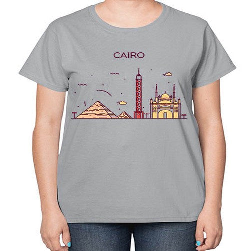 Cairo 529# - cities-  Ladies T-Shirt