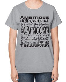 Capricorn 566# - capricorn-  Ladies T-Shirt