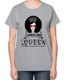 Capricorn queen 197# - capricorn-  Ladies T-Shirt
