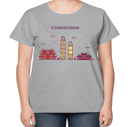 Changsha 555# - cities-  Ladies T-Shirt