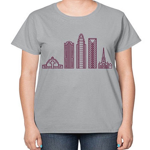 CharlotteNC 559# - cities-  Ladies T-Shirt