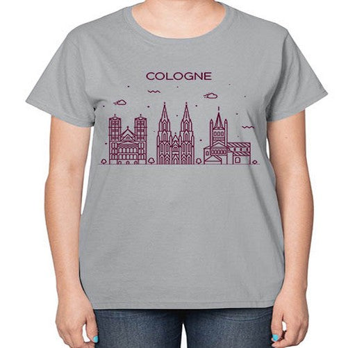 Cologne 593# - cities-  Ladies T-Shirt