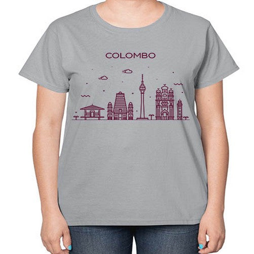 Colombo 597# - cities-  Ladies T-Shirt