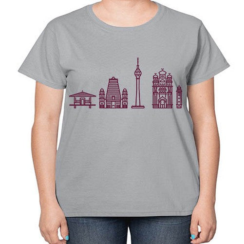 Colombo 598# - cities-  Ladies T-Shirt