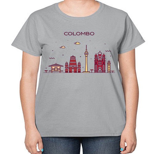 Colombo 599# - cities-  Ladies T-Shirt