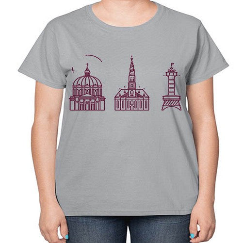 Copenhagen 624# - cities-  Ladies T-Shirt