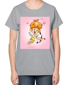 Cupid 80# - cartoon general-  Ladies T-Shirt