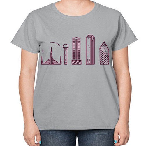 Dallas 644# - cities-  Ladies T-Shirt