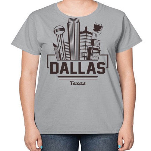 Dallas 645# - cities-  Ladies T-Shirt