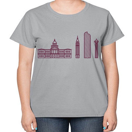 Denver 660# - cities-  Ladies T-Shirt