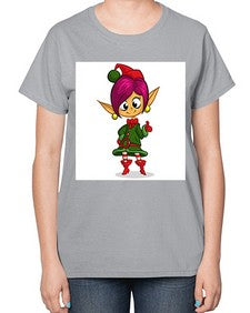 Elf 118# - cartoon general-  Ladies T-Shirt