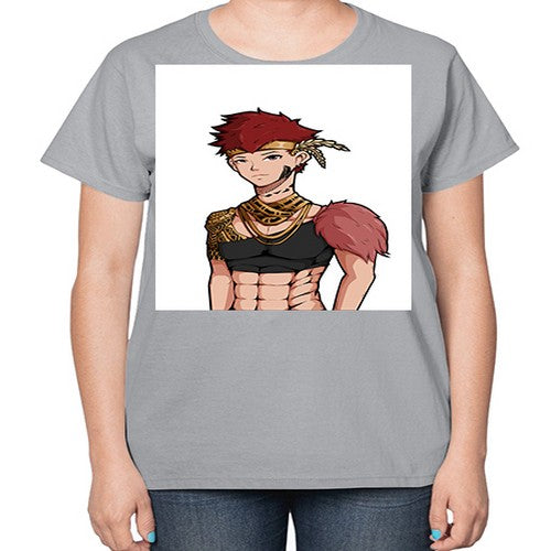 Forest tribal boy 67# - anime-  Ladies T-Shirt