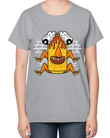 Fuck the weekend 128# - cartoon general-  Ladies T-Shirt