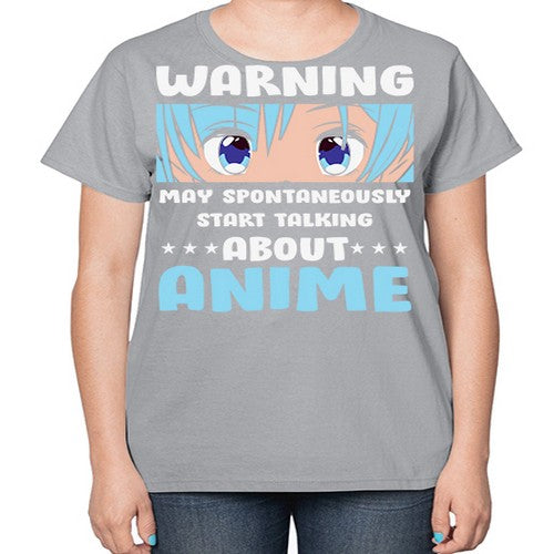 Funny Anime Talk About Anime 229# - anime-  Ladies T-Shirt
