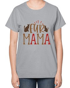 Fur Mama Style 13# - cats-  Ladies T-Shirt