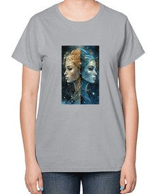 Gemini 56# - gemini-  Ladies T-Shirt