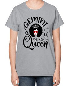 Gemini queen 233# - gemini-  Ladies T-Shirt