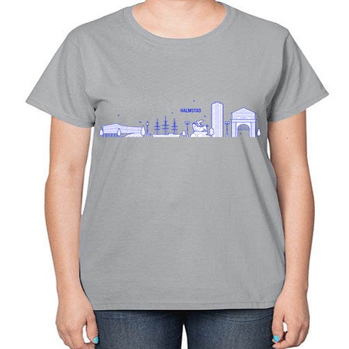 Halmstad 803# - cities-  Ladies T-Shirt