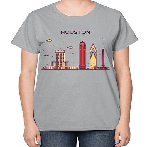 Houston 911# - cities-  Ladies T-Shirt
