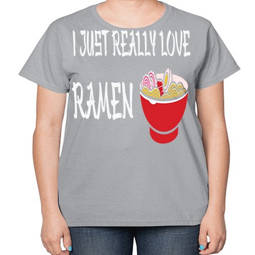 I Just Love Ramen Japanese Anime 238# - anime-  Ladies T-Shirt