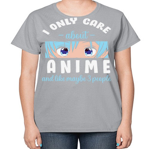 I Only Like People Anime Japanese 241# - anime-  Ladies T-Shirt