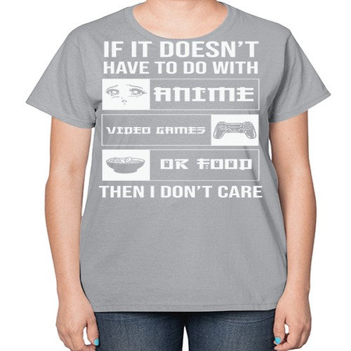 If It NotAnime Game Or Anime 246# - anime-  Ladies T-Shirt
