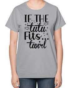 If the tutu fits 140# - ballet-  Ladies T-Shirt