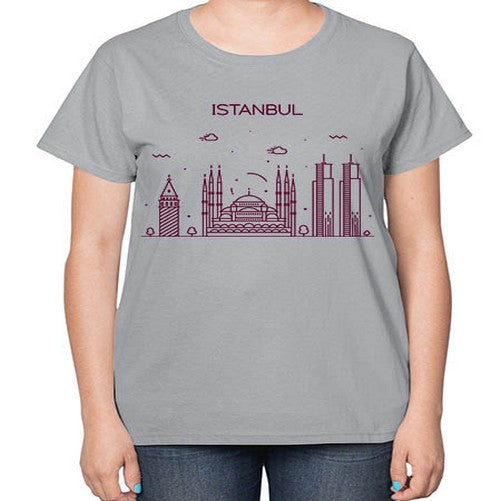 Istanbul 965# - cities-  Ladies T-Shirt