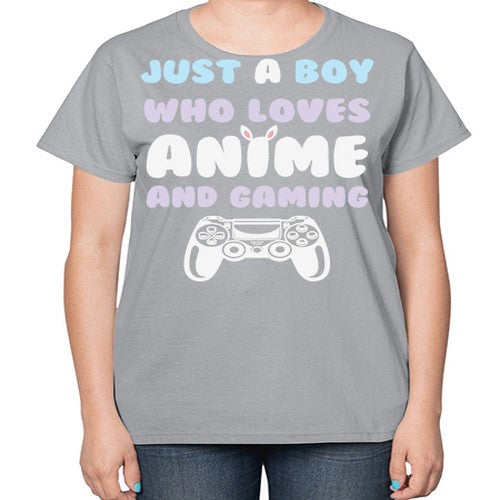 Just A Boy Who Loves 261# - anime-  Ladies T-Shirt