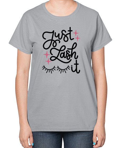Just Lash It Style 76# -makeup  Ladies T-Shirt