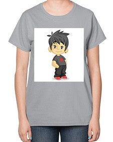 Kid 149# - cartoon general-  Ladies T-Shirt