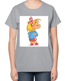 Kid 152# - cartoon general-  Ladies T-Shirt