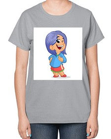 Kid 155# - cartoon general-  Ladies T-Shirt