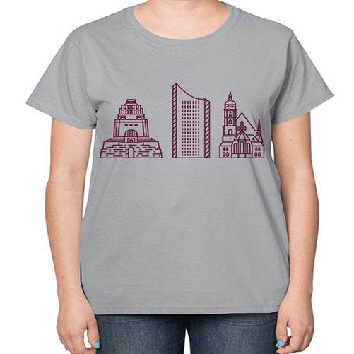 Leipzig 1127# - cities-  Ladies T-Shirt