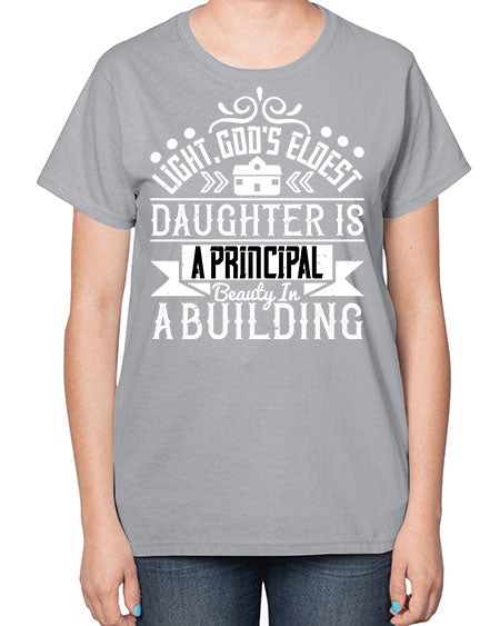 Light Gods eldest daughter is a principal beauty in a building Style 274# - architect-  Ladies T-Shirt
