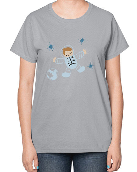 Littlespaceman 16# - space-  Ladies T-Shirt