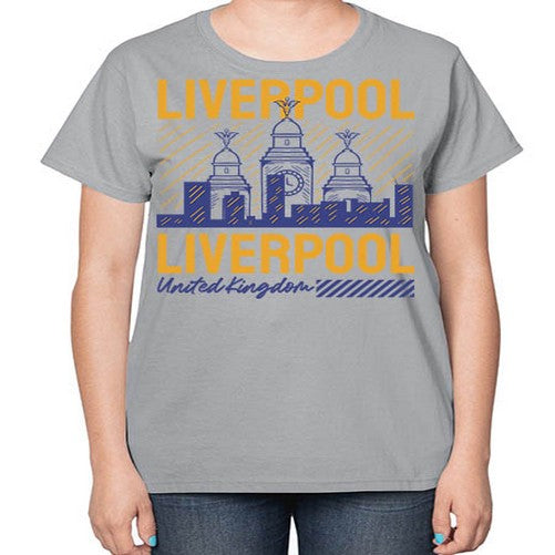 Liverpool 1152# - cities-  Ladies T-Shirt