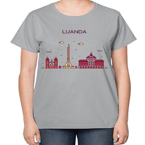 Luanda 1180# - cities-  Ladies T-Shirt