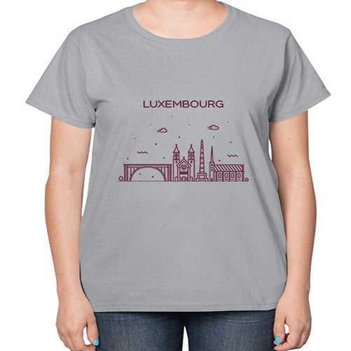 Luxembourg 1189# - cities-  Ladies T-Shirt