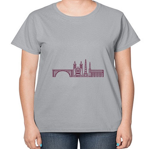 Luxembourg 1190# - cities-  Ladies T-Shirt