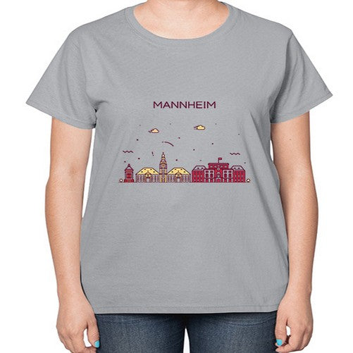 Mannheim 1237# - cities-  Ladies T-Shirt