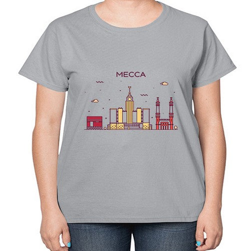 Mecca 1264# - cities-  Ladies T-Shirt