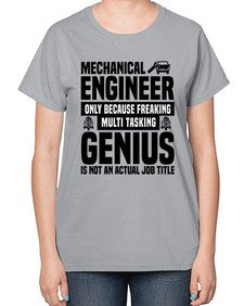 Mechanical engineer Style 1090# - engineer-  Ladies T-Shirt