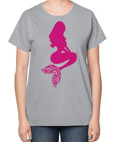MermaidMandalaUpdated 933# - mandala-  Ladies T-Shirt
