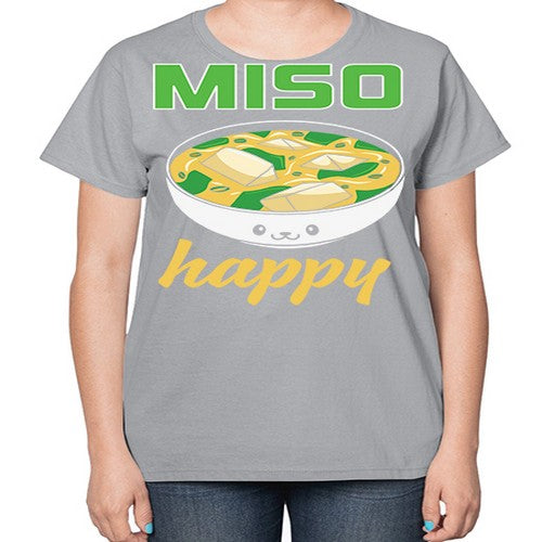 Miso Anime Japanese Food Lover 268# - anime-  Ladies T-Shirt