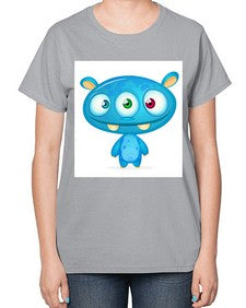 Monster 181# - cartoon general-  Ladies T-Shirt