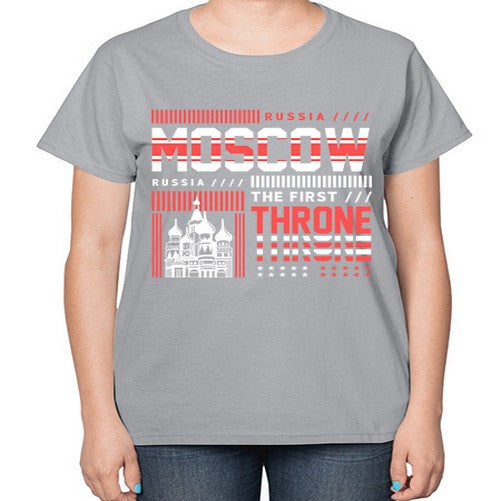 Moscow 1356# - cities-  Ladies T-Shirt