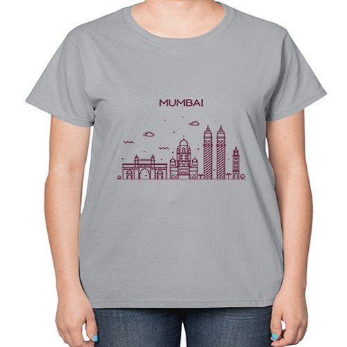 Mumbai 1381# - cities-  Ladies T-Shirt