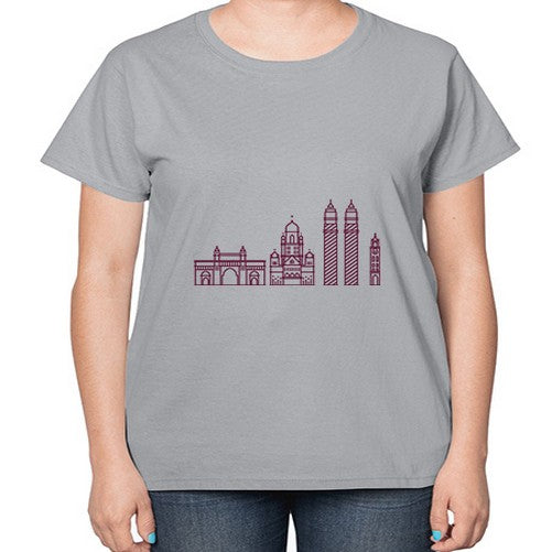 Mumbai 1382# - cities-  Ladies T-Shirt
