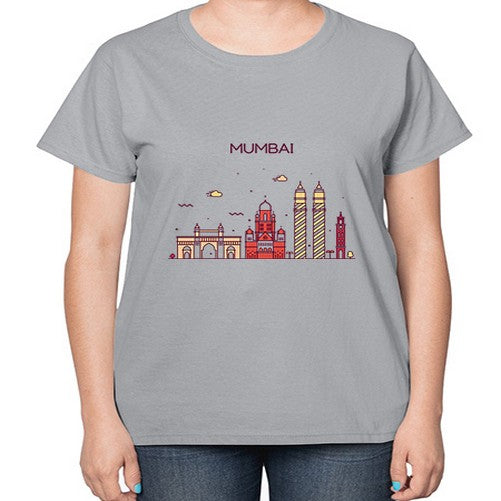 Mumbai 1384# - cities-  Ladies T-Shirt